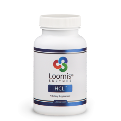 HCL 180 capsule bottle